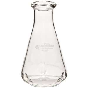   Glass 125mL Reinforced Plain Top Shake Flask, with 3 Standard Baffles