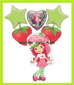 STRAWBERRY SHORTCAKE party supplies lime pink balloons  