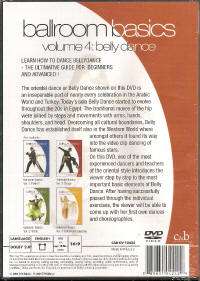 Ballroom Basics BELLYDANCE Beginner Advanced Lesson DVD  