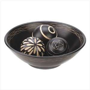   Deco Bowl And Ball Decorative Table Centerpiece