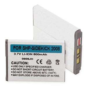 brand new cell phone battery for sharp sidekick 2008 lithium ion 3 7v 