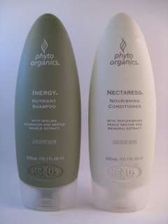   phyto organics inergy nutrient shampoo and nectaress conditioner 10oz