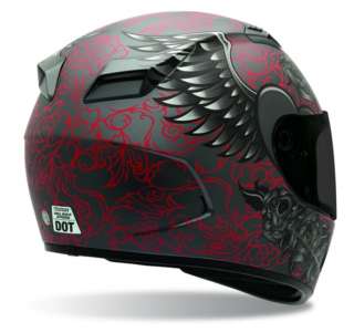 BELL Vortex Ladies Pink Full Face Motorcycle Helmet M  