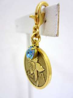   Art by John Wind womens March birthstone jewelry charm $28 New  