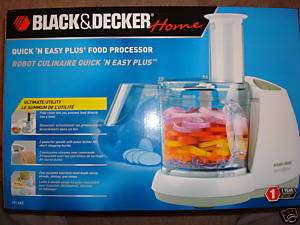 Black & Decker Home Quick`N Easy Plus Food Procesor NIB  