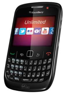 BlackBerry Curve 8530   Black (Virgin Mobile) Smartphone New In Sealed 