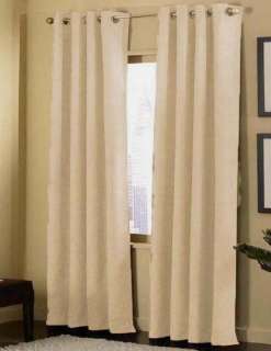 Panels Grommet Solid Micro suede Curtain Window Covering Panel New 