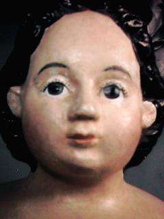 18 Greiner 1858 Patent Papier Mache Doll Blue Eyes  