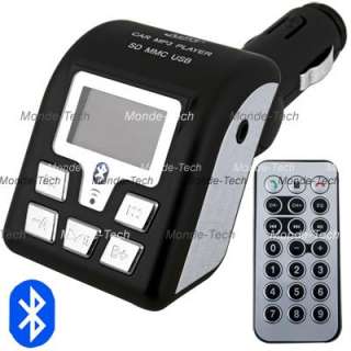 Stereo Car Bluetooth  Phone Transmitter for SD MMC  
