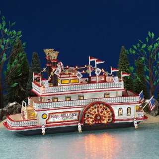 Dept. 56 HIGH ROLLERS RIVERBOAT CASINO   NEW  