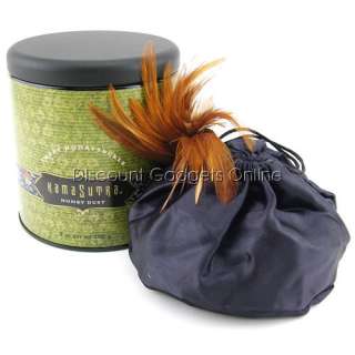 Kama Sutra Dust Body Powder Honey + Feather Gift 8 oz  