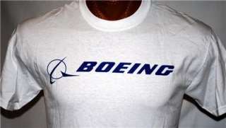 BOEING T SHIRT WHITE, AIRCRAFT, AIRPLANE, SEATTLE WASHINGTON Size M 