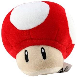 Banpresto Official Nintendo Mario Kart Plush   Red Mushroom