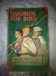 HANDBOOK FOR BOYS FIRST EDITION BOY SCOUTS OF AMERICA 1940 GREAT 