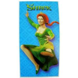  Shrek Beach Towel Bath Fiona in Action Blue Toys & Games