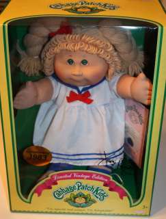 2011 Cabbage Patch Kids Sailor Girl Limited Edition Doll Comm Vintage 