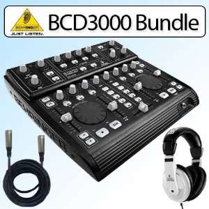 Behringer BCD3000 B Control DJ Mixer With Accessory Outfit   Behringer 