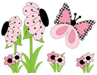   BUTTERFLY DRAGONFLY BEE BUG NURSERY BABY WALL BORDER STICKERS DECALS