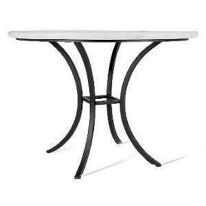 Oasis Round Outdoor Bistro Table   Black, 30 Round   Frontgate, Patio 