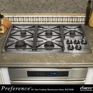  Dacor Preference 36 In. Black Gas Cooktop   RGC365BLP 