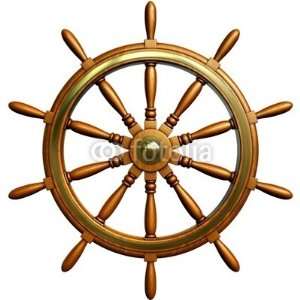 Teak Wooden Boat Ships Steering Wheel 36 Inches  Kitchen 
