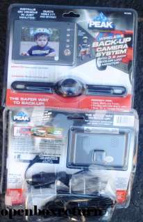 PEAK Wireless Back up Camera System 3.5 LCD Monitor PKC0RB  