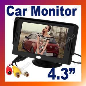 TFT LCD Car Monitor Reverse Rearview Color Camera DVD VCR CCTV 