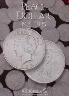 NEW HARRIS & CO PEACE DOLLAR 1921   1935 COIN FOLDER  