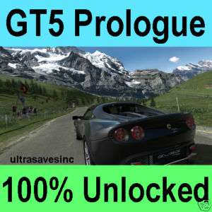 GRAN TURISMO 5 PROLOGUE PS3 NEW FLASH DRIVE CODE CHEATS  