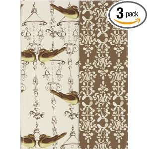 CR Gibson Earthly Delight Small Trifold Journal (Pack of 3)