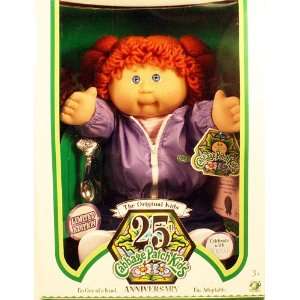  Cabbage Patch Kids 25th Anniversary Doll Girl with Red 