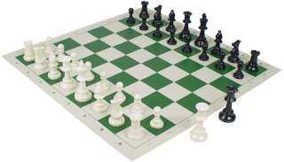   Chess Set includes the Standard Tournament Chess Pieces and Standard