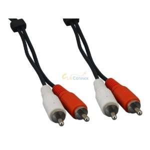  25ft 2 RCA Male to 2 RCA Male Audio Cable Electronics