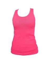 Boxercraft Ribbed Cotton Tank Top Neon Fuchsia   Great for casual 