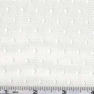  60 Wide Novelty Lace Tiny Dots White Fabric By The Yard 