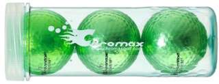 New Chromax Green Metallic Golf Balls M1 2 Sleeves  