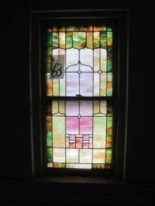 LARGE ANTIQUE STAINED GLASS VICTORIAN CHURCH WINDOWS  