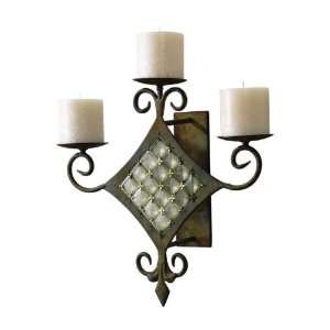 DAMITA CANDLE SCONCE, SET/2 Candleholders Accessories and Clocks 20760 