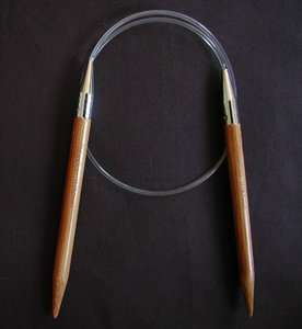   12 Inch Moso Bamboo Circular Knitting Needles   Dark Patina  