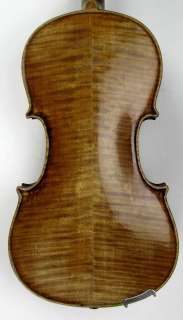 Rare Old 19th Century German Violin unlabeled c 1840 Rich Mellow Sound 