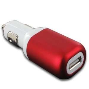  Qtron Universal USB Car Charger   Retail Packaging   Red 