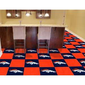  NFL   Denver Broncos Carpet Tiles 