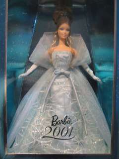 COLLECTOR EDITION 2001 BARBIE DOLL NEW YEAR HOLIDAY MIB  