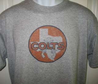 Houston COLT 45s 1960s Throwback Retro T Shirt Large  