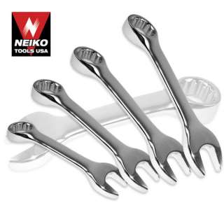 10 PC STUBBY WrD COMBINATION WRENCH MM SET NEIKO TOOLS  