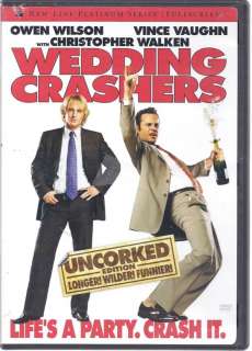 WEDDING CRASHERS UNCORKED   DVD MOVIE   COMEDY R 794043848025  