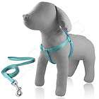 10 14 GIRTH Blue Doggie Nylon Comfort Dog Harness Coll