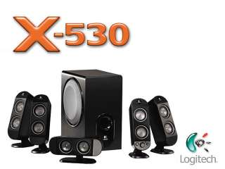   530 5.1 Speaker System with Subwoofer  Black 097855024503  