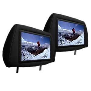   LCD Headrest Monitor For DVD VCD CD  Player BLACK Colour