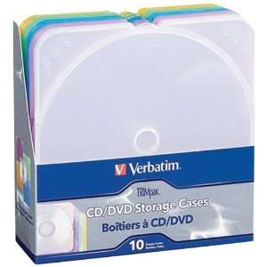   93804 TRIMPAK CLEAR CD/DVD STORAGE CASES, 10 PK VTM93804 Electronics